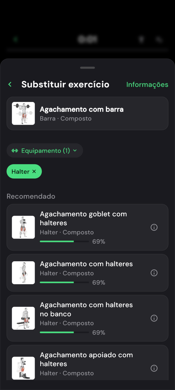 Alternativas filtradas por halteres