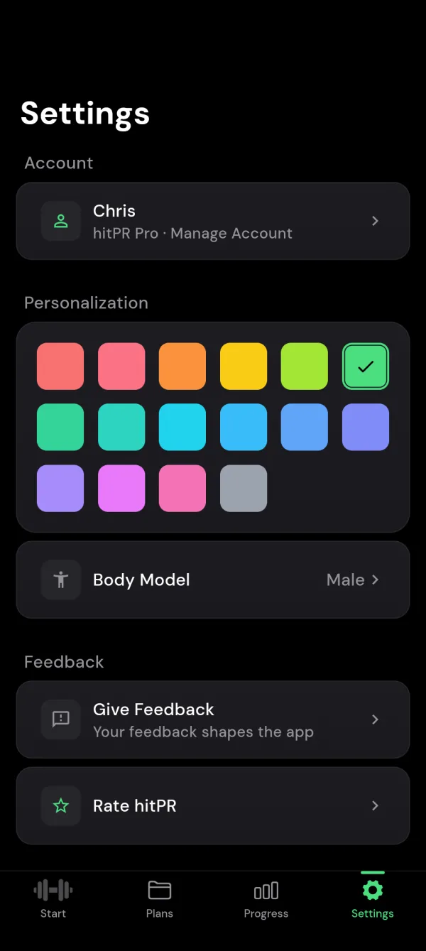 Accent Colors