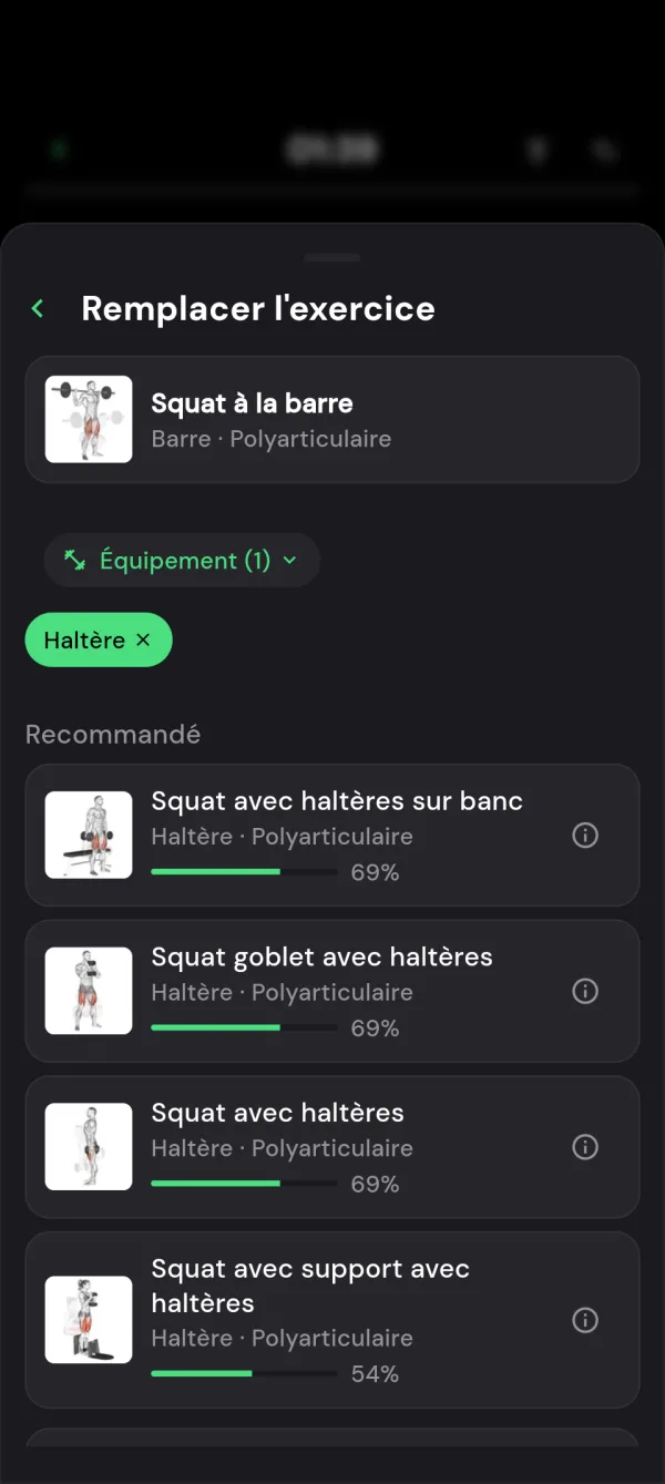 Remplacement intelligent